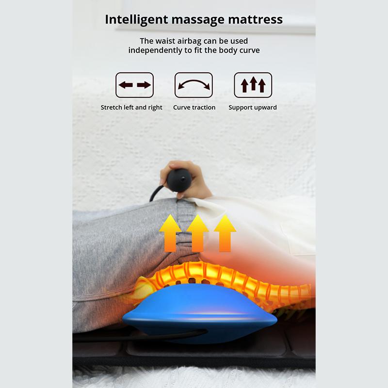 Электрический массажер-подушка для всего тела, вибрационный коврик, массажер для спины, массажная подушка для шеи, массажный матрас, забота о здоровье