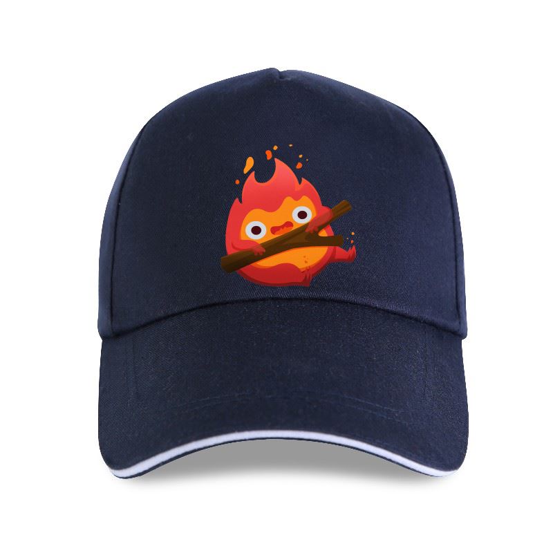 Новинка 2021 года, бейсболка Fire Demon, Calcifer Howl Moving Castle Studio Ghibli, унисекс, повседневные топы в стиле Харадзюку, майка