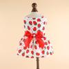 Daisy Pattern Summer Dog Princess Dress Bow Lace Dog‘s Spring Dress  For Puppy Poodle Chihuahua Etc