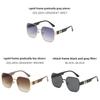 H Home Square Eyewear With Pc Lenses Uv Protection For Casual Street Style