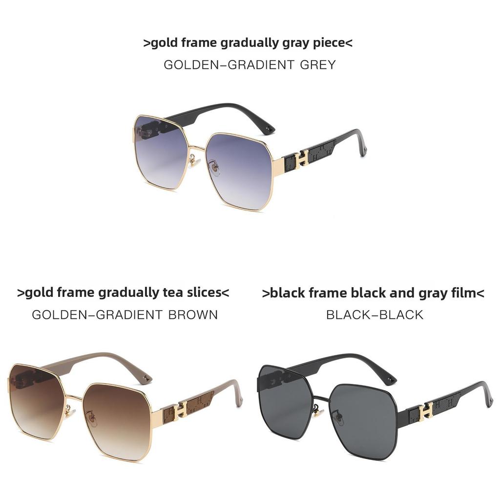 H Home Square Eyewear With Pc Lenses Uv Protection For Casual Street Style