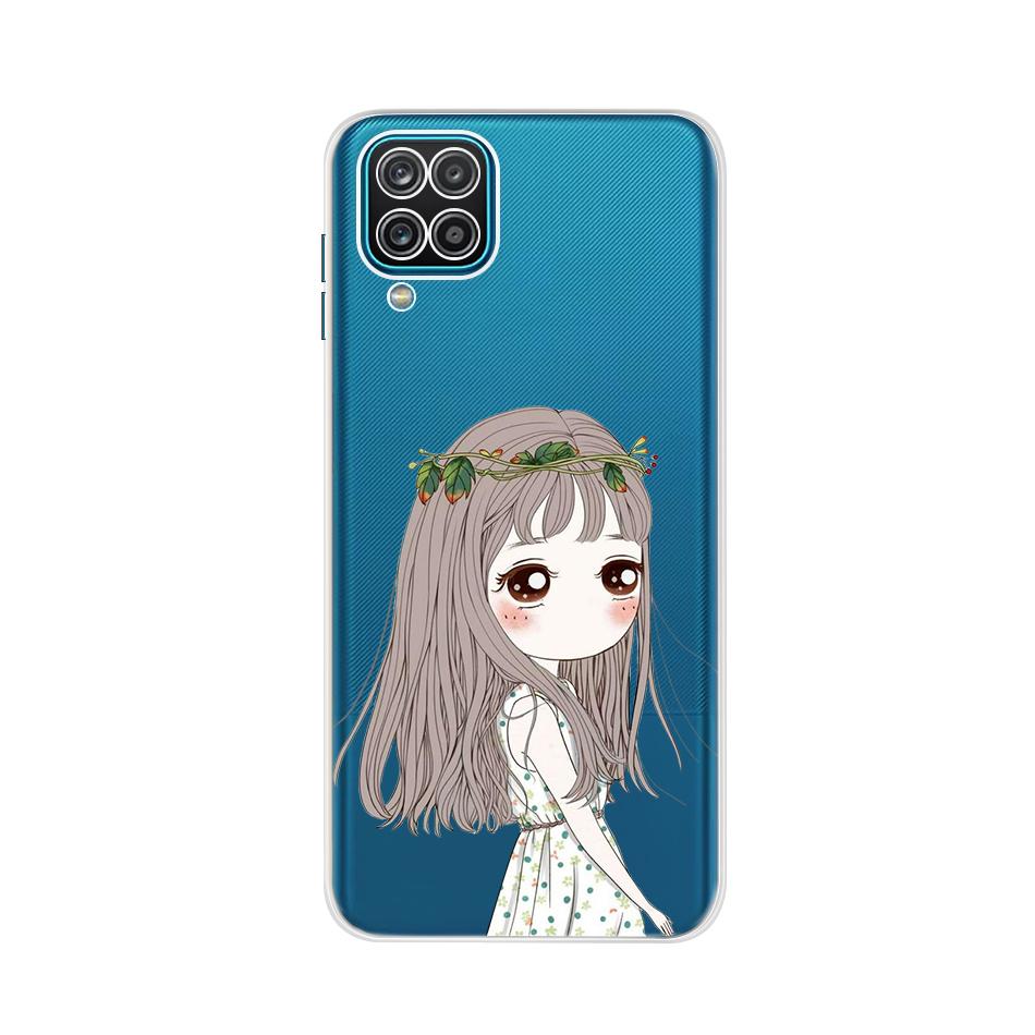 Для Samsung A12 Чехол Мягкая Силиконовая Задняя Крышка ТПУ Fundas Для Телефона Samsung Galaxy A12 Для Samsung A 12 A12 2020 6.5" Чехол