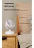 Compact Rechargeable Silent Office Dorm Fan with Oscillation