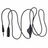 Line Volume Control Cable Stereo Audio Adaptor Headphone Extension Cord Cable Earphone Accessories