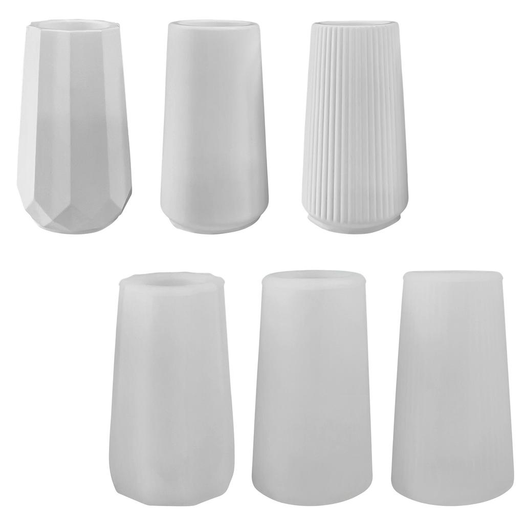 3 шт. полосатая ваза прочные силиконовые формы для цветочных горшков и держателя для кистей для макияжа товары для рукоделия украшение дома