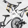 1:8 Alloy mountain bike model with base - features realistic gears and dual suspension, perfect for cycling enthusiasts