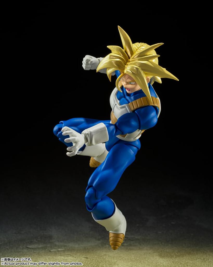 TAMASHII NATIONS Dragon Ball Super Saiyan Trunks Hidden Super Power 140 мм окрашенная подвижная фигурка SHFiguarts - приблизительно. ПВХ и АБС