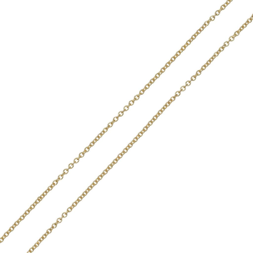 TIFFANY&Co. Bean Necklace K18 yellow gold 7.17g Women Used