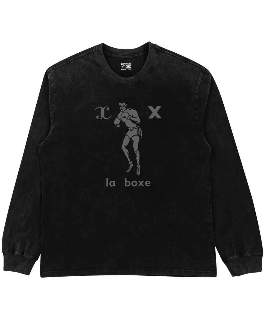 NAVYTEAM La Boxe Pigment-Dyed Long T-Shirt