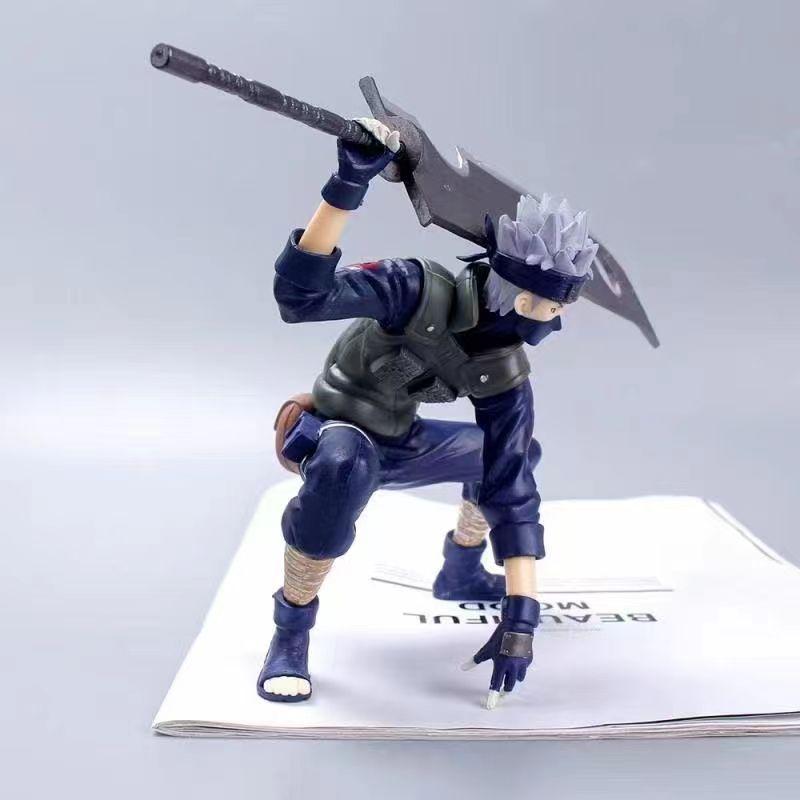 Аниме Наруто Фигурка NARUTO Какаши Фигурки Модель Действия Аксессуары Украшения для Автомобиля Мультяшные Игрушки для Детей Подарки Красивый Дизайн