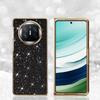 Чехол для Huawei Mate X6 Тонкий Блестящий Электроplated Чехол-Обложка из PU Кожи для Huawei Mate X5 X6