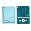 Glossy Resin Player Mold Epoxy Craft Keychain UV Resin Mold Music Player Silicone Mould  Crafts  Mold