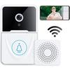 Wireless Doorbell Camera with Chime, Smart Video Doorbell Camera Wireless Wi-Fi with HD Video