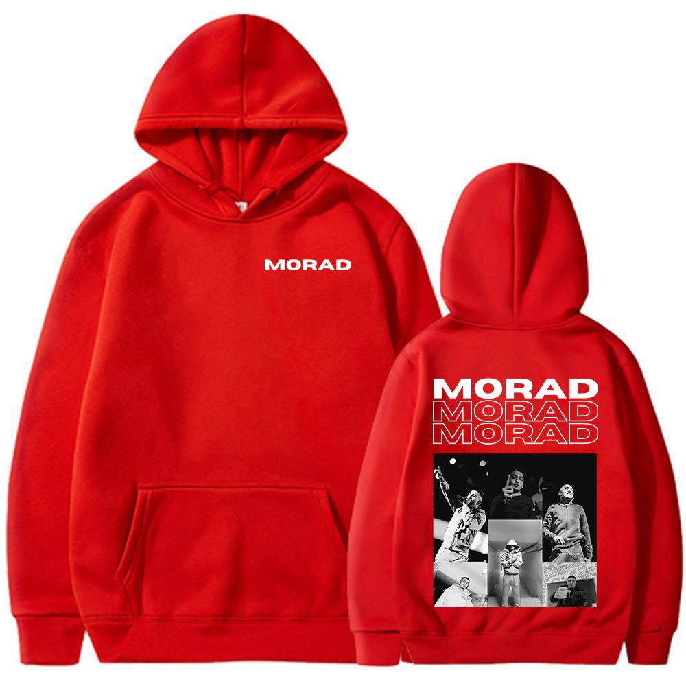 Rapper Morad MDLR Tour Album Hoodies Men's Women Clothing Hip Hop Fashion Hooded Sweatshirts Long Sleeve Pullovers Streetwear