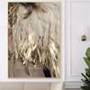 Плакат Черно-белая настенная картина Домашний декор для гостиной Скандинавские картины на холсте Печать постеров Абстракция Золотое перо Холст