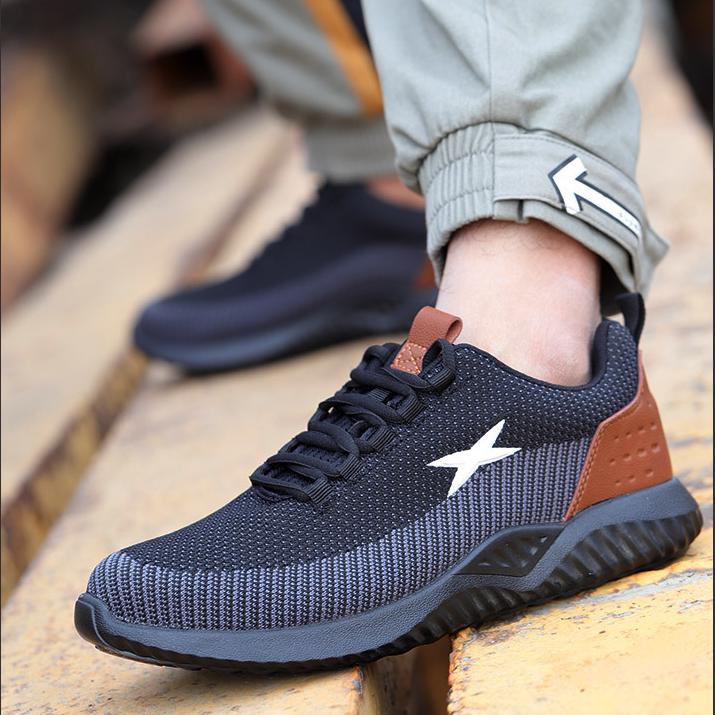 Anti-puncture Work Safety Boot Male Indestructible Shoes Work Sneakers Comfort Men Shoes Steel Toe Safety Shoes Work Boots Men
