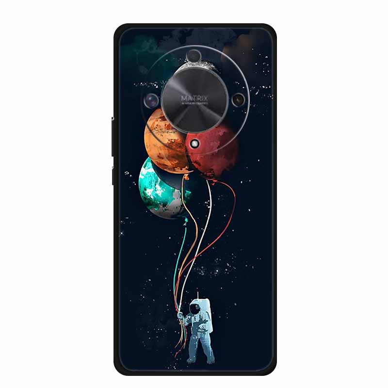 Подарочные чехлы для телефона Honor X9a Мягкий силиконовый задний чехол из ТПУ для Huawei Honor X9 X 9A Funda Honor X9b X 9 a b Coque Космонавт Луна