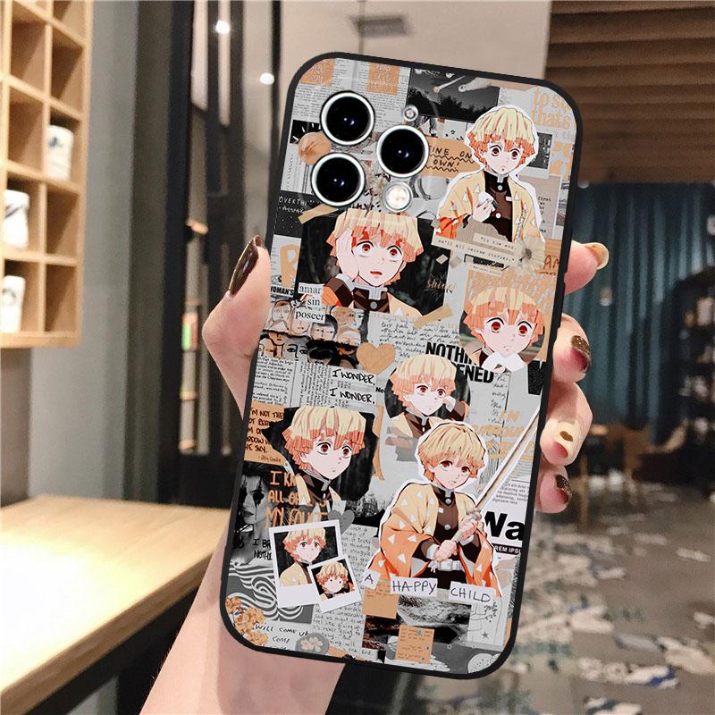 Phone Case Carcasa Funda For iPhone 17 Pro Max 17 Air 16 15 14 13 Pro Max 15 16 Pro 15Plus Anime Tanjiro Demon Slayer