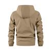Men'S Loose Jacket Fashionable Multi Pocket Hooded Jacket