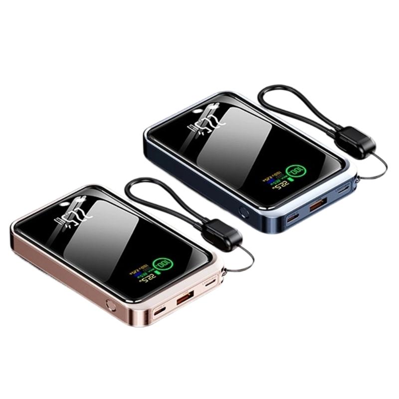 Пластиковый кейс для хранения аккумуляторов ABS PC со светодиодной подсветкой и цифровым дисплеем, компоненты для DIY-зарядки (без аккумулятора) для мобильных телефонов