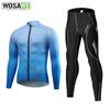 Cycling Sets WOSAWE Mens MTB Bike Riding Jersey Gel Padded Long Pants