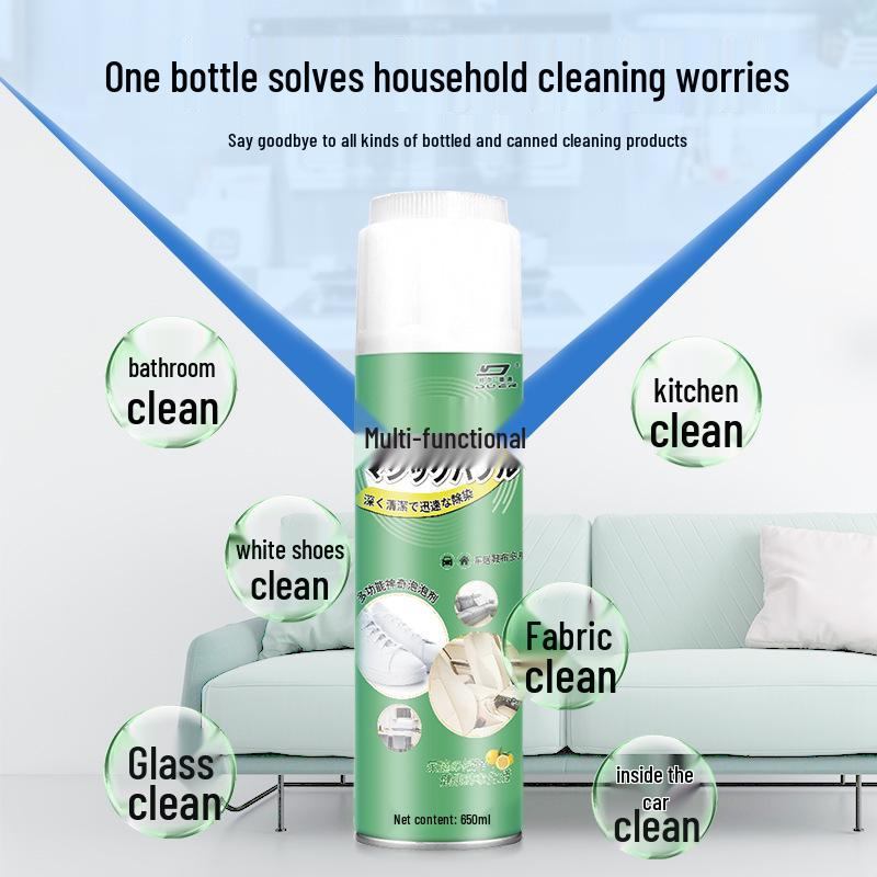Multi-functional Foam Cleaner for Limescale and Stains on Bathroom Surfaces, Walls, and Tiles