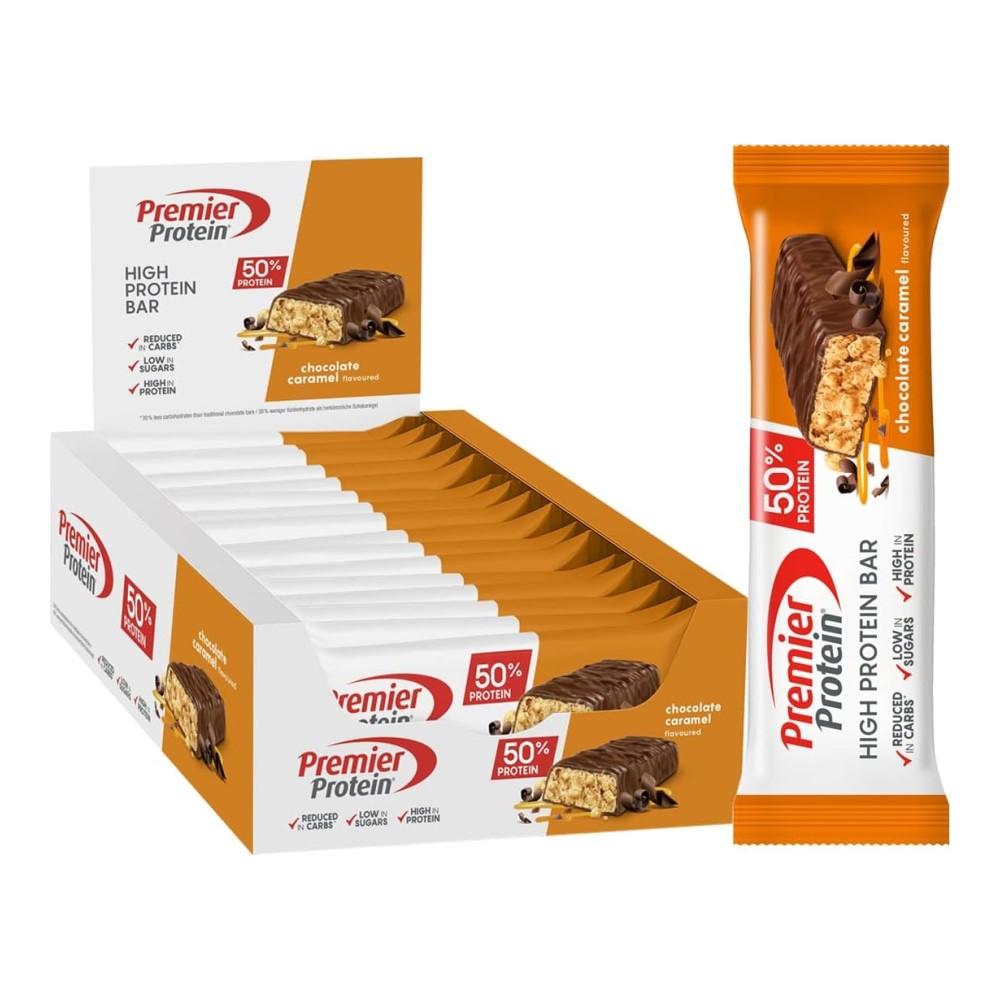 Протеиновый батончик Premier Protein 50% Шоколад Карамель 40 г x 16 шт.