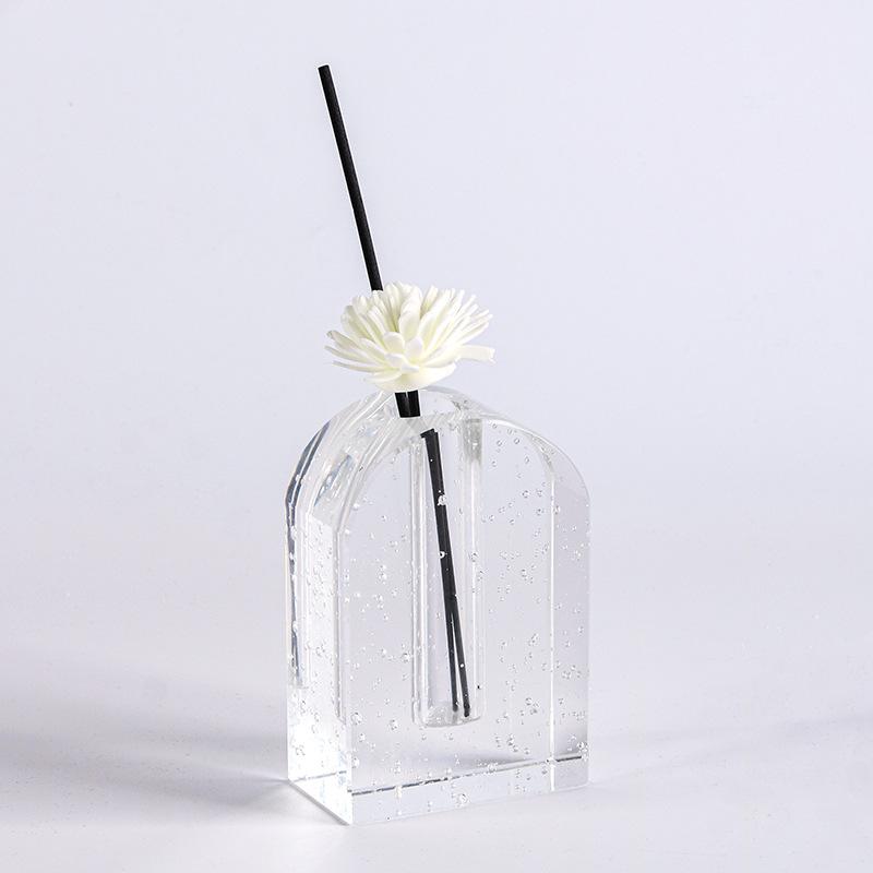 Современный свет Роскошный хрустальный цветочный подсвечник Украшения Офис продаж Модель Комната Геометрическое искусство Пузырьковая ваза Мягкие украшения