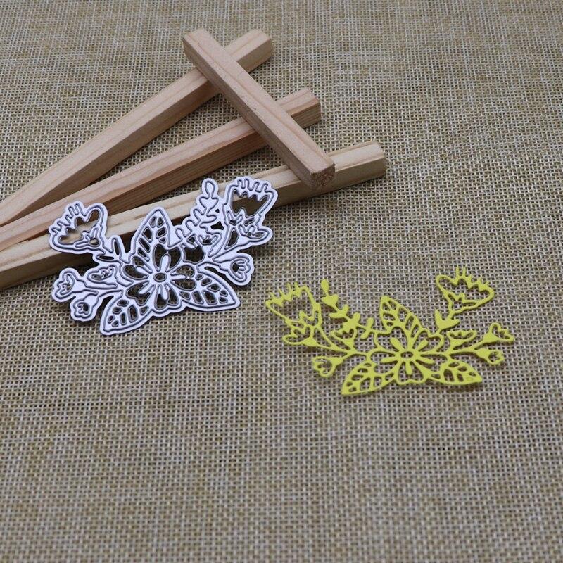 Цветы Вырубные штампы Металлические штампы Форма Приглашение Скрапбукинг Тиснение Бумага Ремесло Трафареты Штампы