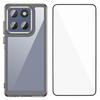 Серия WANLONFENG XC Чехол для Motorola Edge 60 Fusion 5G из ТПУ и акрила с закаленным стеклом (Большое отверстие для линзы)
