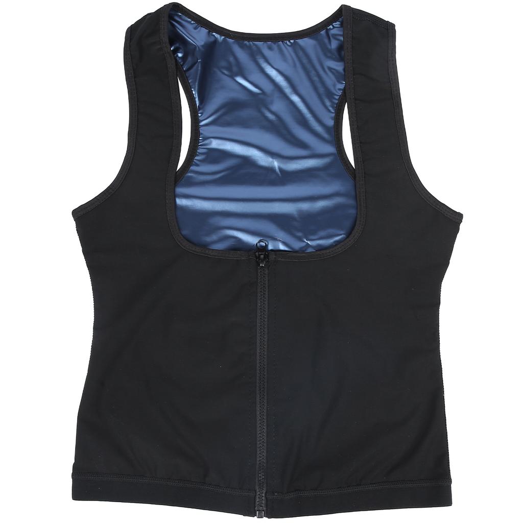 Sauna Vest Heating Sweat Tank Top Breathable Waist Trainer Zipper Sports Corset for Female