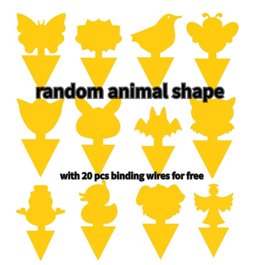 Ловушка для насекомых Липкая доска Деформация Ловушка для мух Ловушка для комаров Желтая доска Цветочный узор Липкая ловушка Ловец насекомых