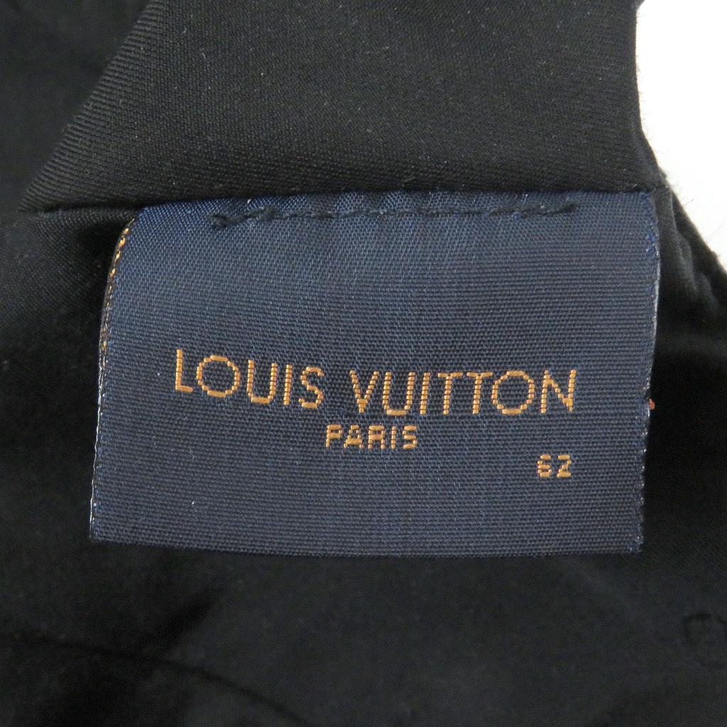 Отличная кепка LOUIS VUITTON Кепка Monogram Shadow Вся кожа Бейсбольная черная Воловья кожа Б/у