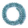 1 нить 4/6/8/10/12 мм Натуральные бусины из аквамарина Темно-синие круглые loose gem бусины для изготовления ювелирных изделий DIY Браслет Ожерелье