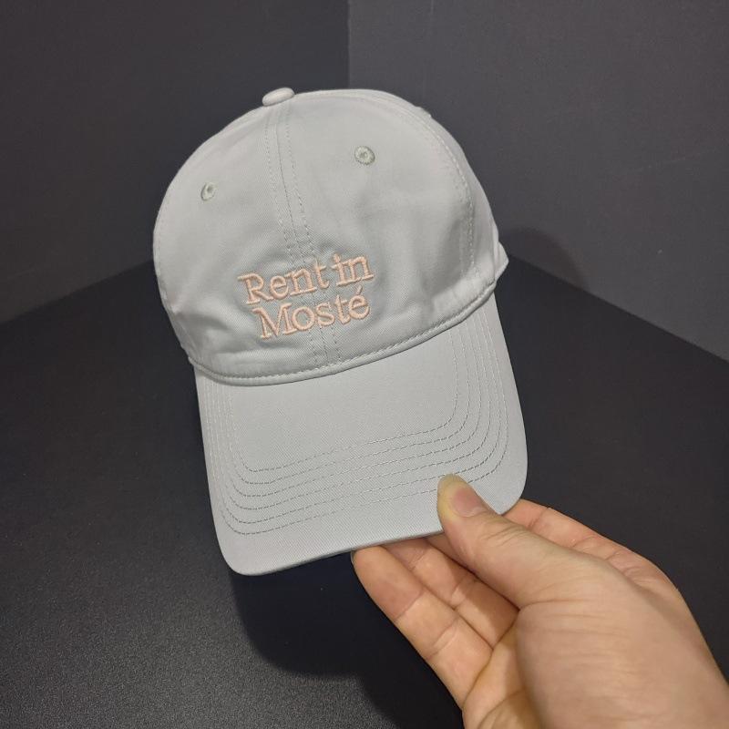 Big head circumference letter embroidery baseball cap spring new simple versatile cap men and women show small faces