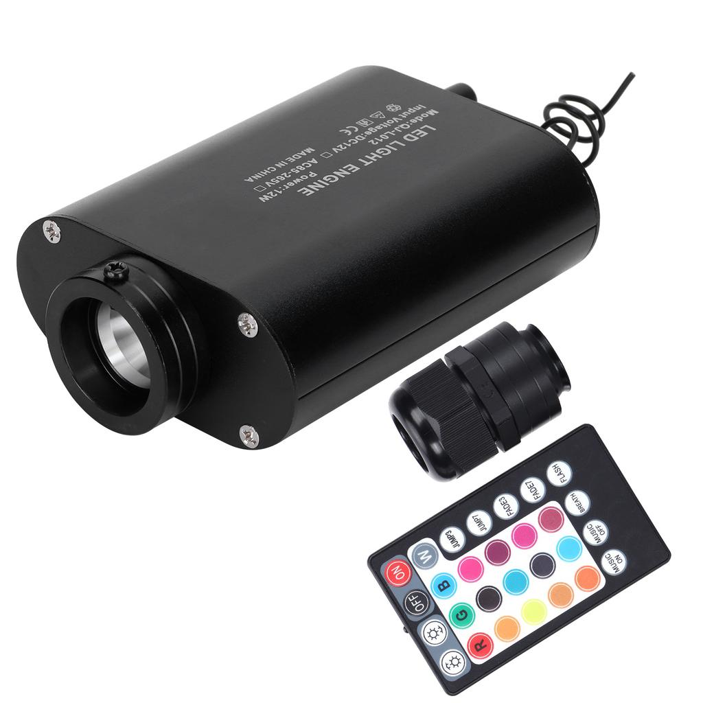 Волоконно-оптический световой двигатель с дистанционным управлением 12 Вт RGBW потолочное освещение для Bluetooth APP