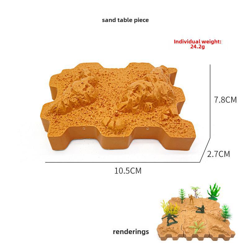 Украшения сцены с динозаврами юрского периода: Растение, дерево, вулкан, каменный забор, яйцо динозавра, аксессуары для песчаного стола