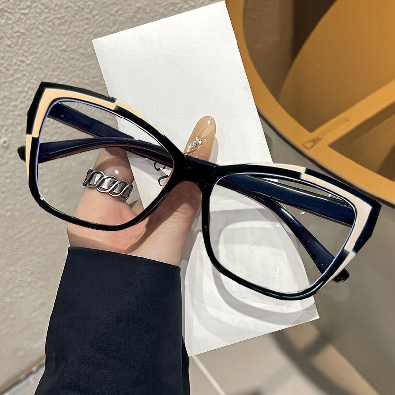 Европа и Америка Квадратные очки для чтения Женские Блочный цвет Леопардовые Компьютерные очки Пресбиопия Очки +1.0+1.5 ...+3.0 Унисекс