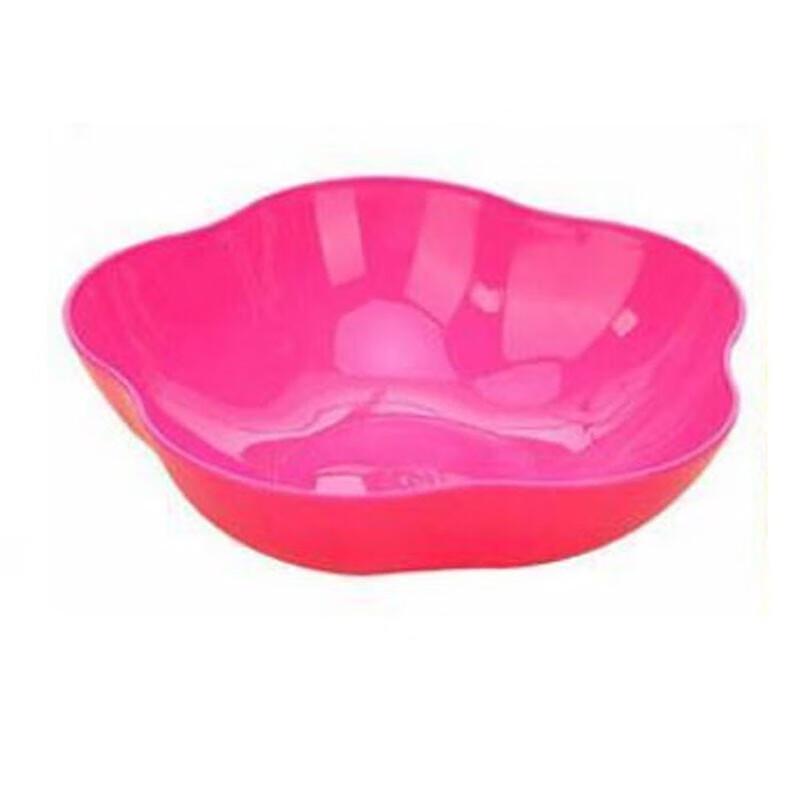 Homeglen Plastic Snack & Fruit Plate Set, Assorted Shapes