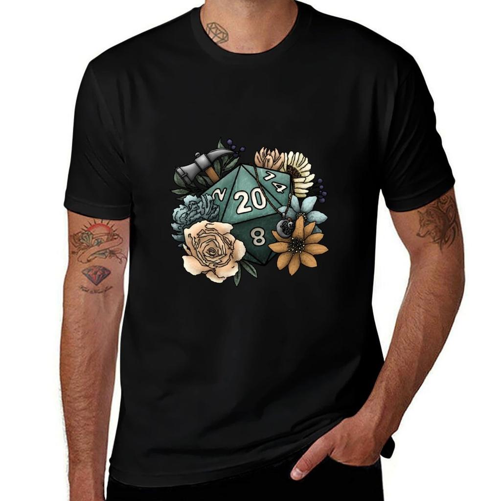 Cleric Class D20 Tabletop Gaming Dice TShirt Moisture Wicking Athletic TShirt