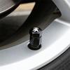 4Pcs 3D Aluminum Alloy Car Wheel Tire Air Valve Dust Cap Center Cover For Peugeot 206 2008 306 307 3008 406 4008 5008 607 1008