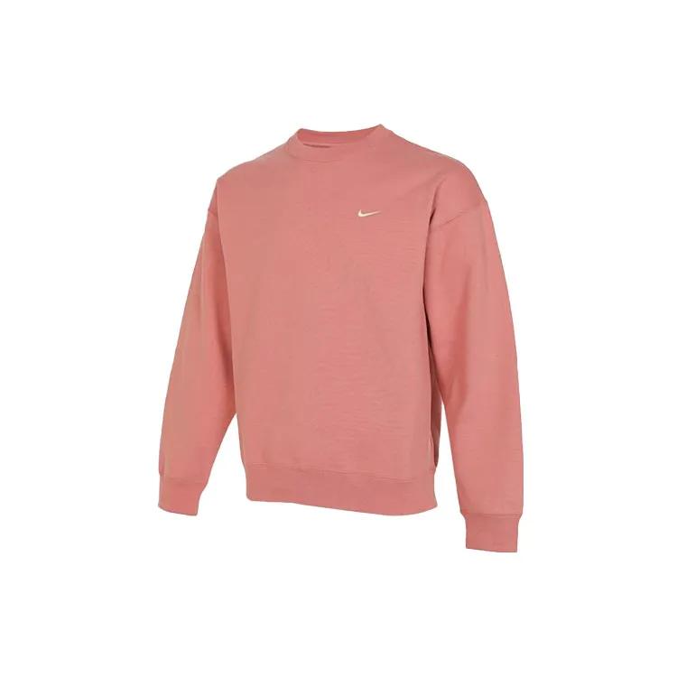 Nike Solo Swoosh As M Nk Flc Crw Sweatshirt Men's Pink (Unisex) Sweatshirts DX1362 618