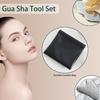 2 шт. гуаша для лица из нержавеющей стали, набор гуаша для лица, металлический массажер для тела, лимфодренажа, детализатор gasha, шеи. Подарок для женщин