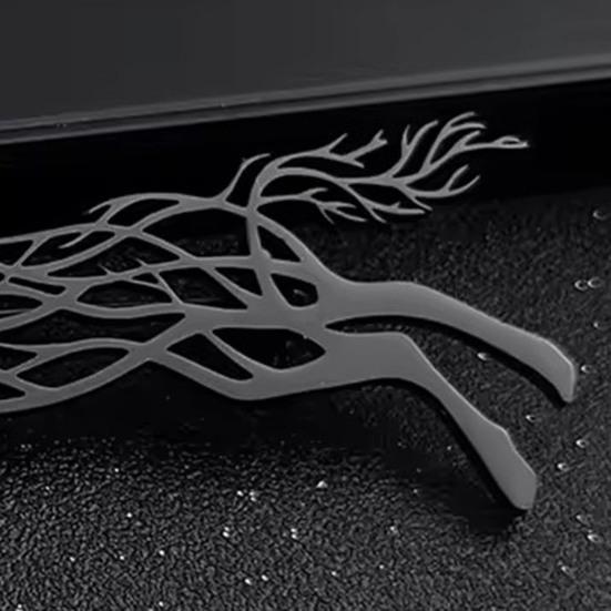 Galloping Horse Brooch Stainless Steel Hollow Design Brooch Pin Artistic Design Clothes Hats Bags Badge Fashion Accessories