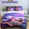 3pcs KPop Demon Hunters23 Cover Set - Personalized Name, HD Printed Bedding with 1 Cover and 2 Pillowcases - Perfect for Home Decor, Easy Care