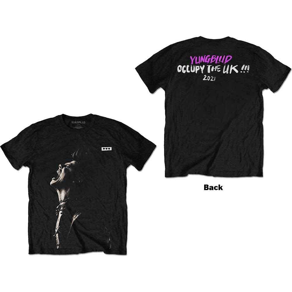 Yungblud Unisex T-Shirt: Occupy the UK (Back Print) (Medium)