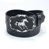 Luxury Design Western Cowboy Belt Trendy Brand Cowboy Waist Belt  For Men Woman