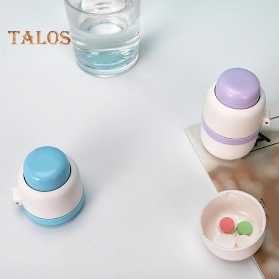 Резак для таблеток с отсеком для хранения. Точное позиционирование. Разделитель таблеток. Режущие инструменты. Многофункциональное портативное устройство для хранения таблеток в дорожных капсулах 2 в 1.