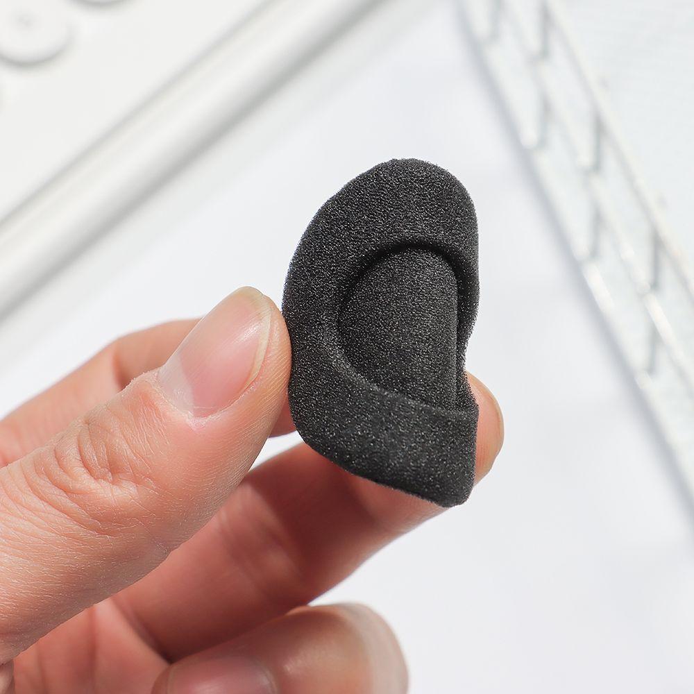10pcs Compatible Replacement Ear Pads Soft Foam Headset Cushion Black Earphone Sponge