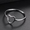 Women Fashion Alloy Best Friend Heart Shaped Love Ring